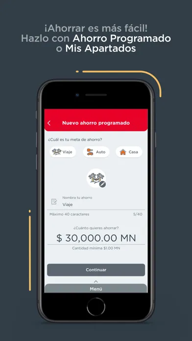 Zrzuty ekranu Banorte Movil
