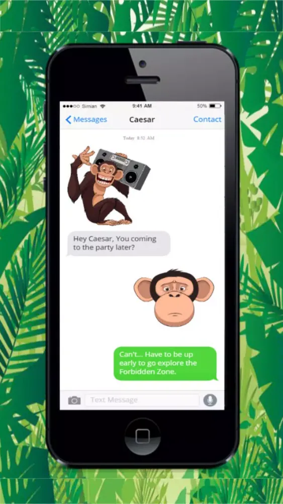 Zrzuty ekranu Ape World: Premium Stickers