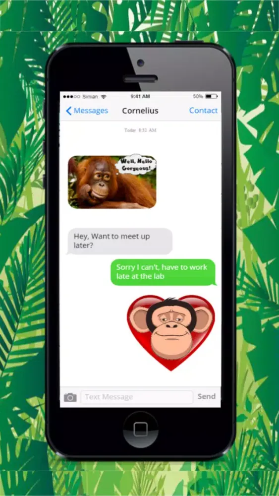 Zrzuty ekranu Ape World: Premium Stickers