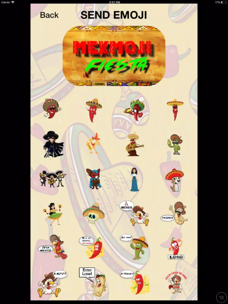 Zrzuty ekranu MexMoji Fiesta iPad 