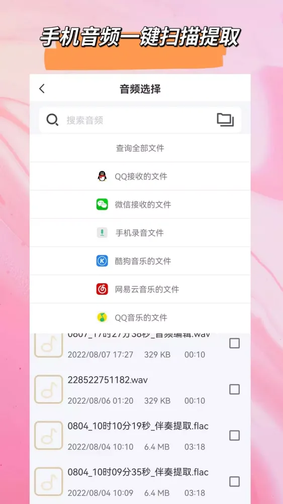 Zrzuty ekranu 音频格式转换