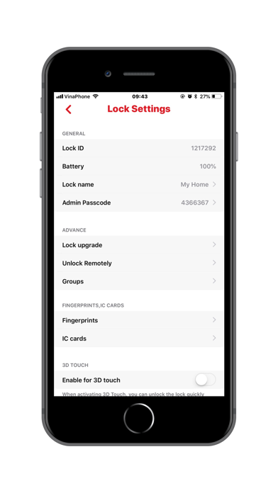 Screenshot di neoLock - smart lock APP