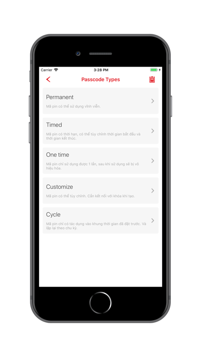 Screenshot di neoLock - smart lock APP