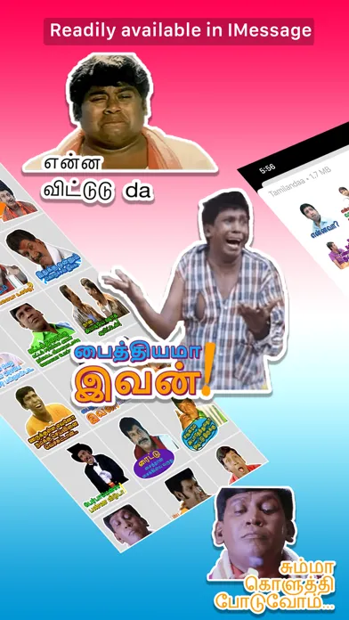 Скриншоты Tamilandaa : Tamil Stickers