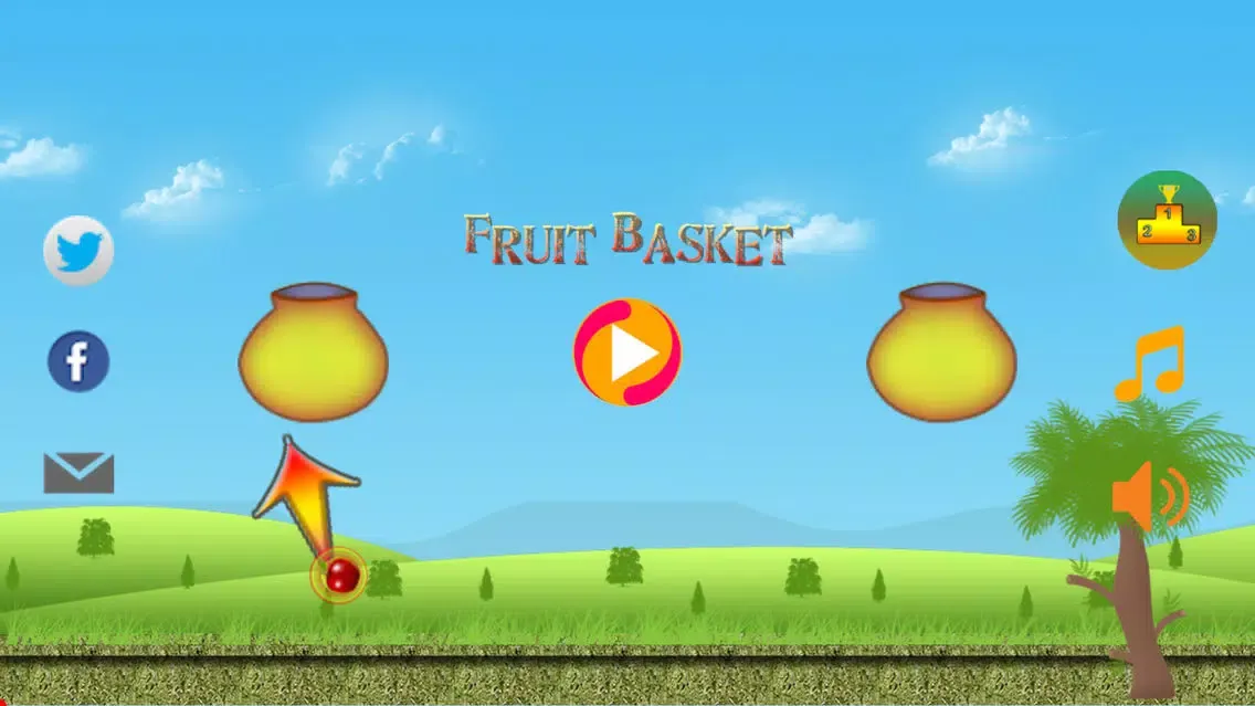 Captures d'écran de Flick Fruit To Basket