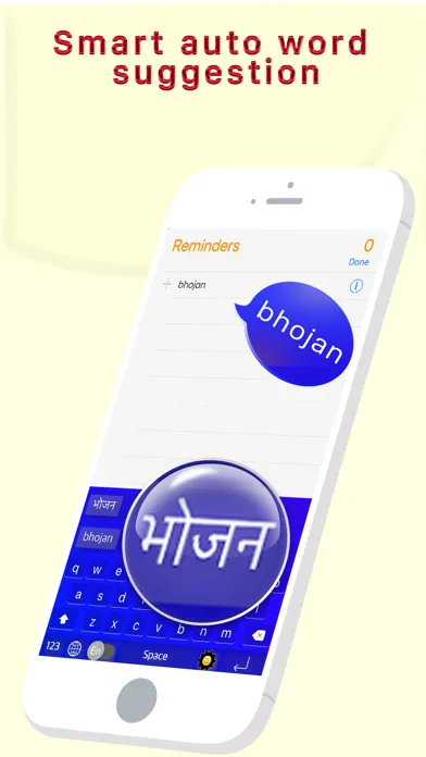Tangkapan skrin Hinglish Keyboard - Hindi Keys