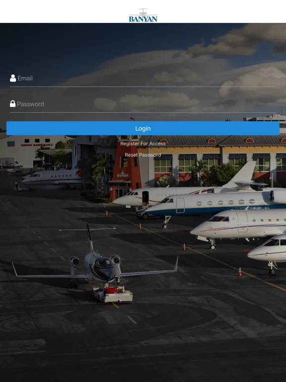Capturas de tela do Banyan Air Services iPad 