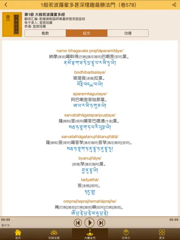 显密经藏 iPad 应用截图