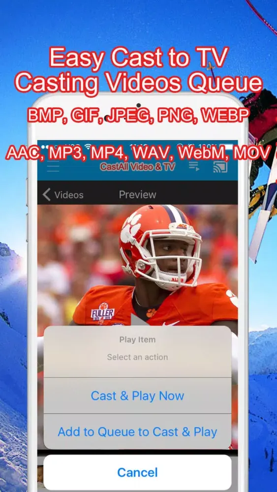 Capturas de pantalla de Cast All Video & TV for Chromecast