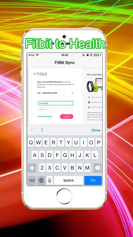 Zrzuty ekranu Manager for Fitbit- Sync your fitbit data