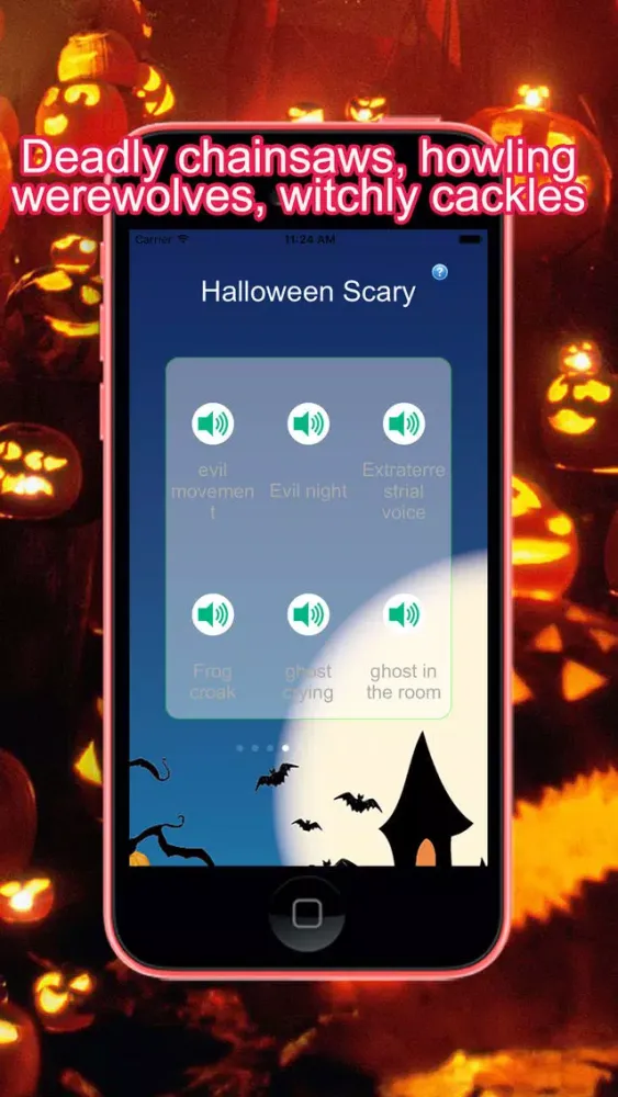 Скриншоты 100+ Halloween Scary Spooky Ringtones Player & Downloader