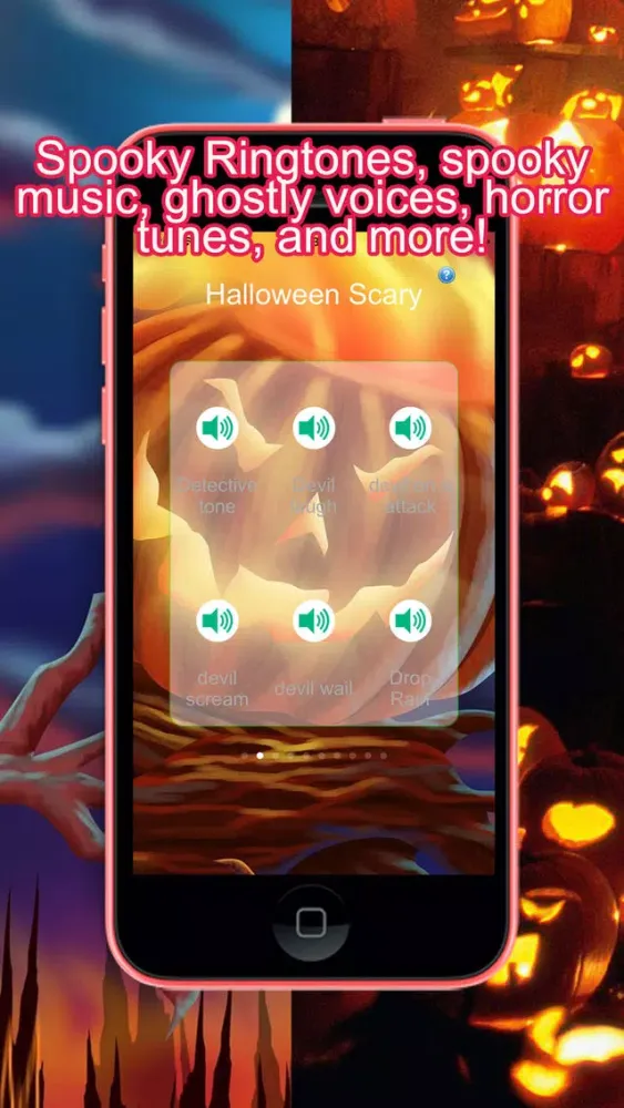 Скриншоты 100+ Halloween Scary Spooky Ringtones Player & Downloader