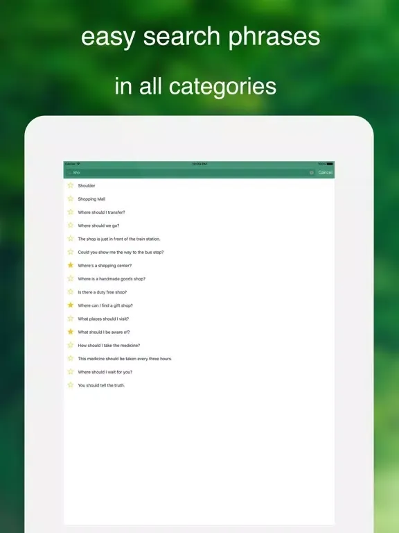 Tangkapan layar Speak Hausa - Learn Hausa Phrases & Words iPad 