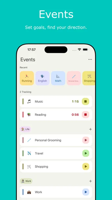 Tangkapan layar Hours: Time Log & Work Tracker