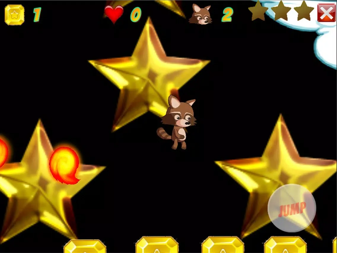 Fireball Run Retro Arcade Game iPad  스크린샷