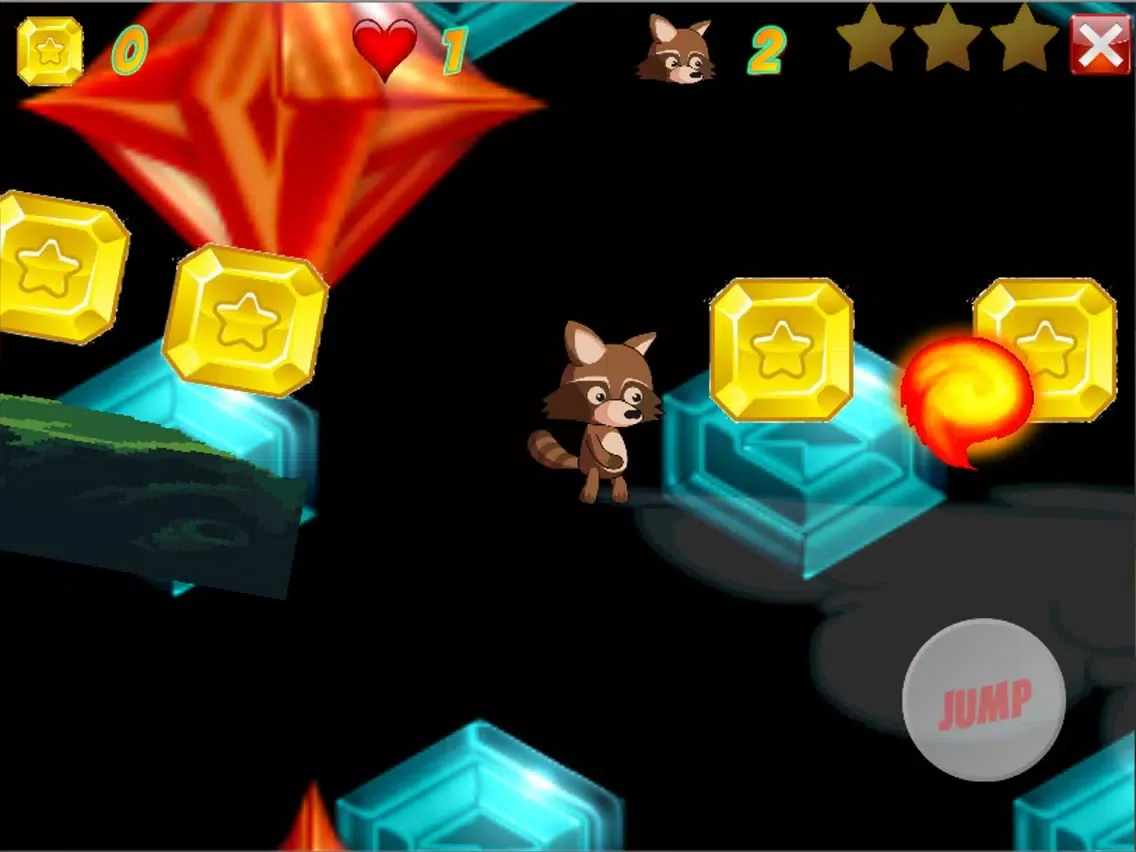 Fireball Run Retro Arcade Game iPad  스크린샷