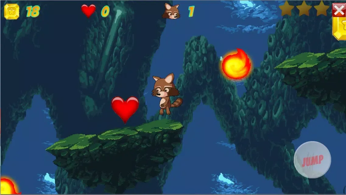Fireball Run Retro Arcade Game 스크린샷