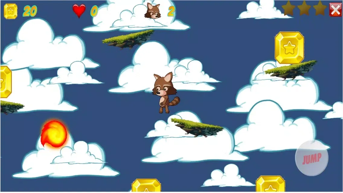 Fireball Run Retro Arcade Game 스크린샷