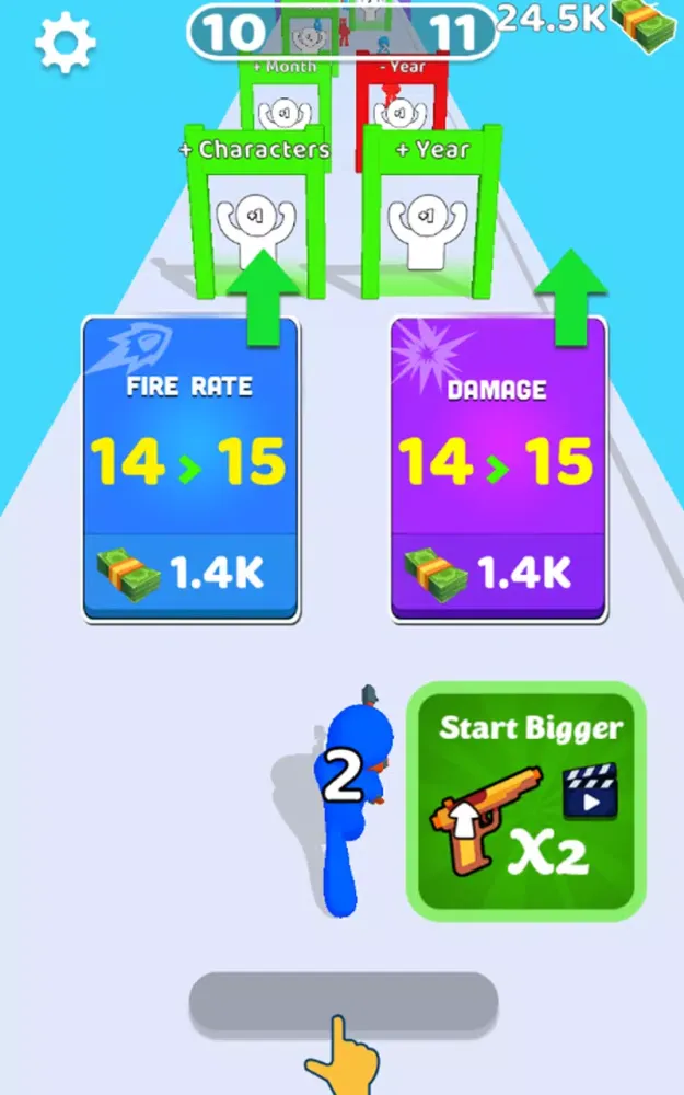 Merge run shooter monters سکرین شاٹس