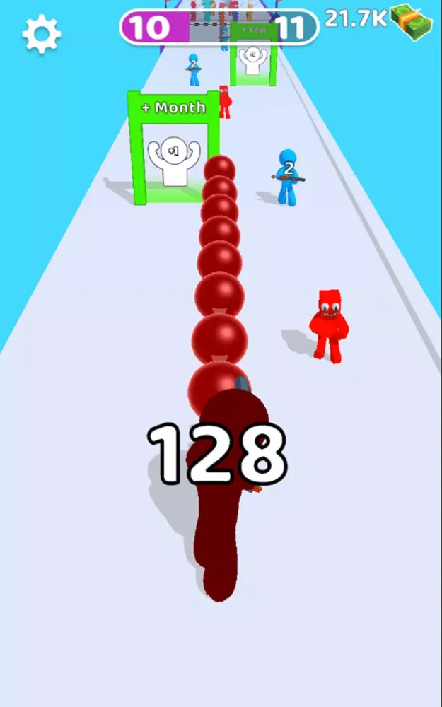 Merge run shooter monters سکرین شاٹس