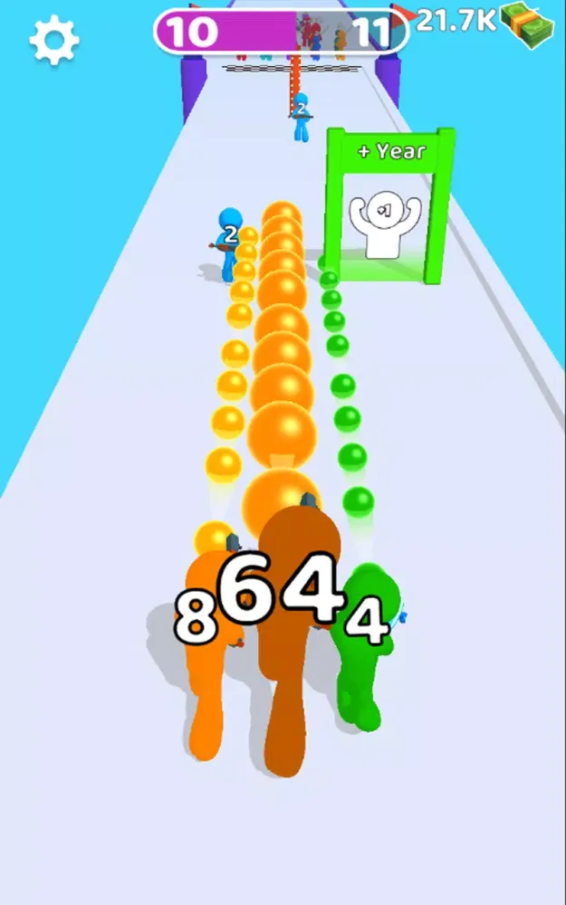 Merge run shooter monters سکرین شاٹس