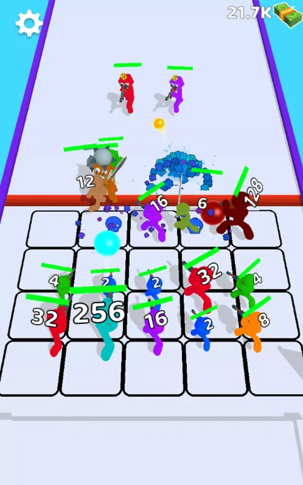 Merge run shooter monters سکرین شاٹس