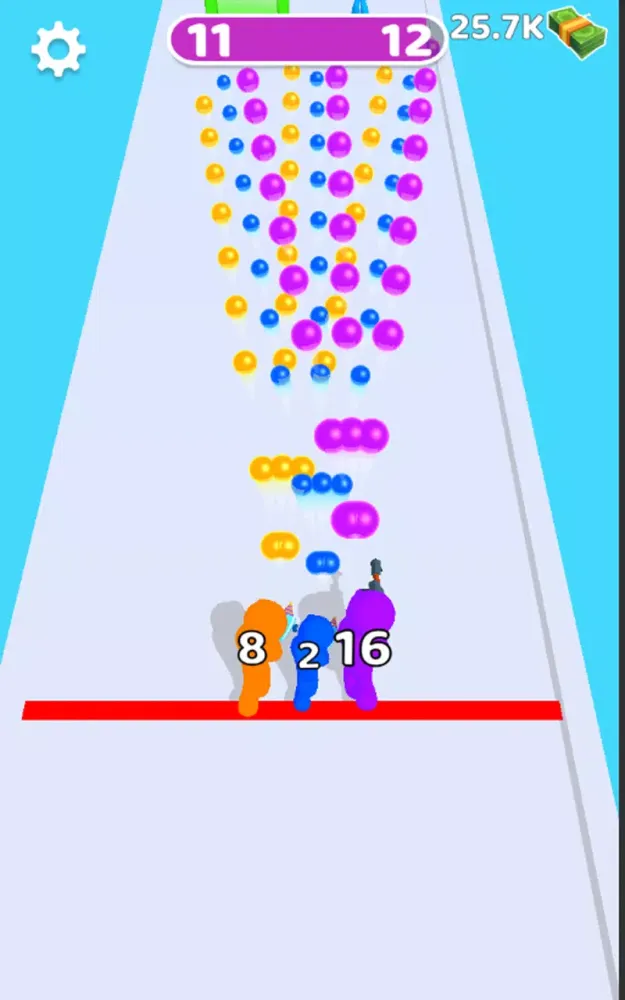 Merge run shooter monters سکرین شاٹس