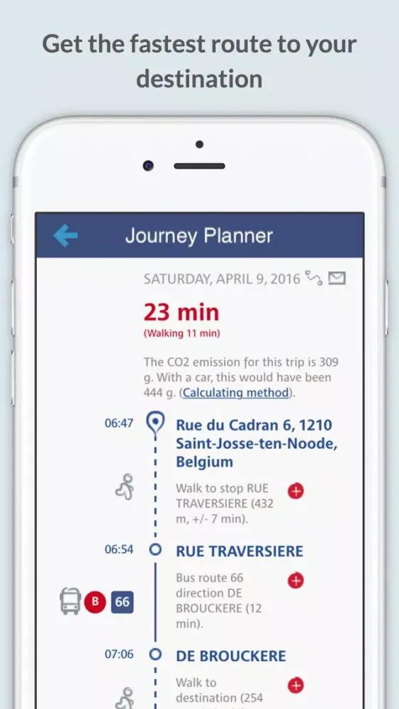 Brussels Metro Map スクリーンショット