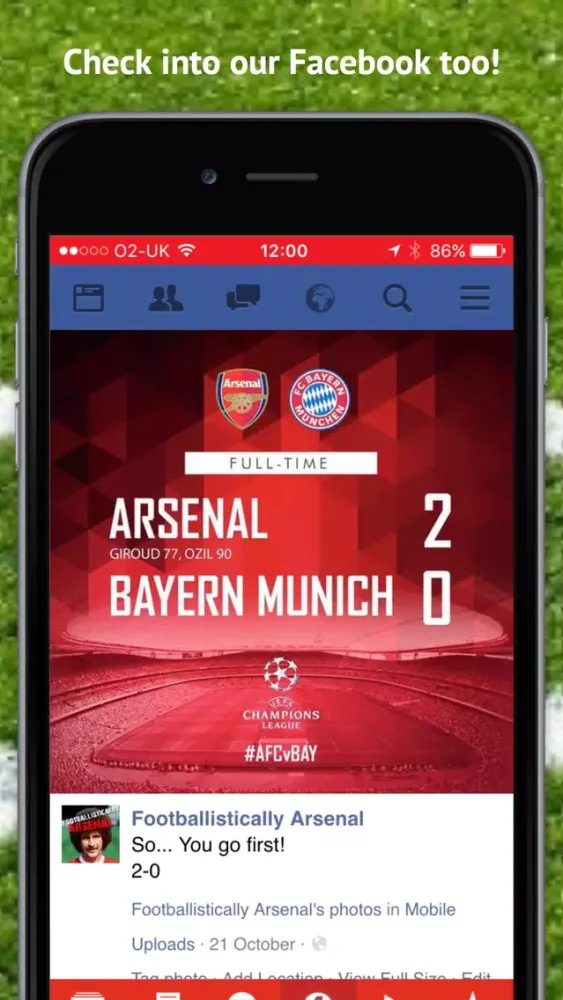 Footballistically Arsenal應用截圖