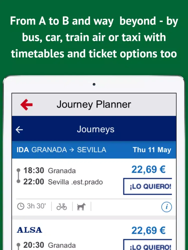 Zrzuty ekranu Granada Metro iPad 