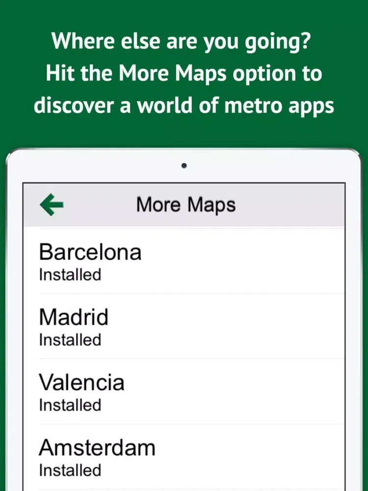 Zrzuty ekranu Granada Metro iPad 