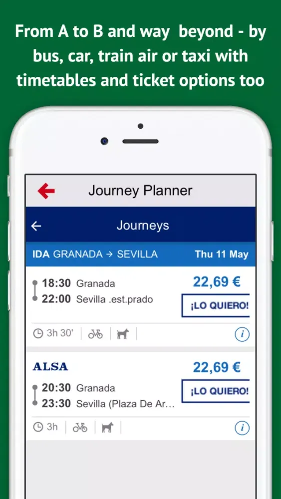 Zrzuty ekranu Granada Metro