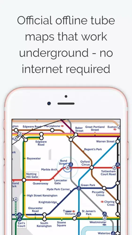 Ảnh chụp màn hình của London Tube Map PRO