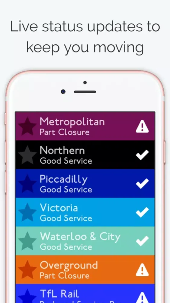 Ảnh chụp màn hình của London Tube Map PRO