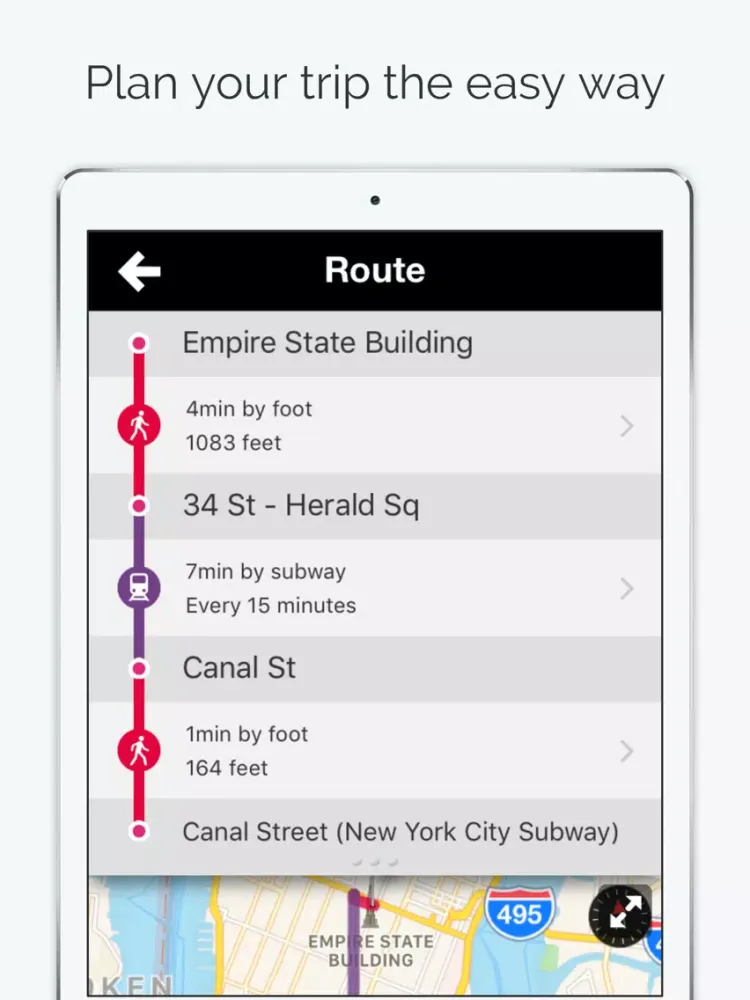 Capturas de pantalla de New York City Subway Map iPad 
