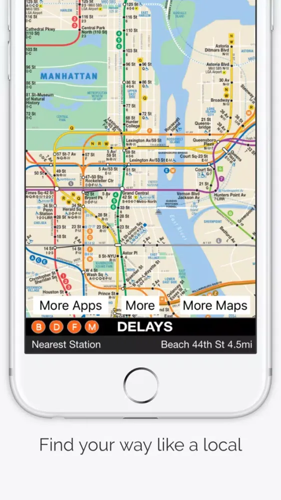 Capturas de pantalla de New York City Subway Map