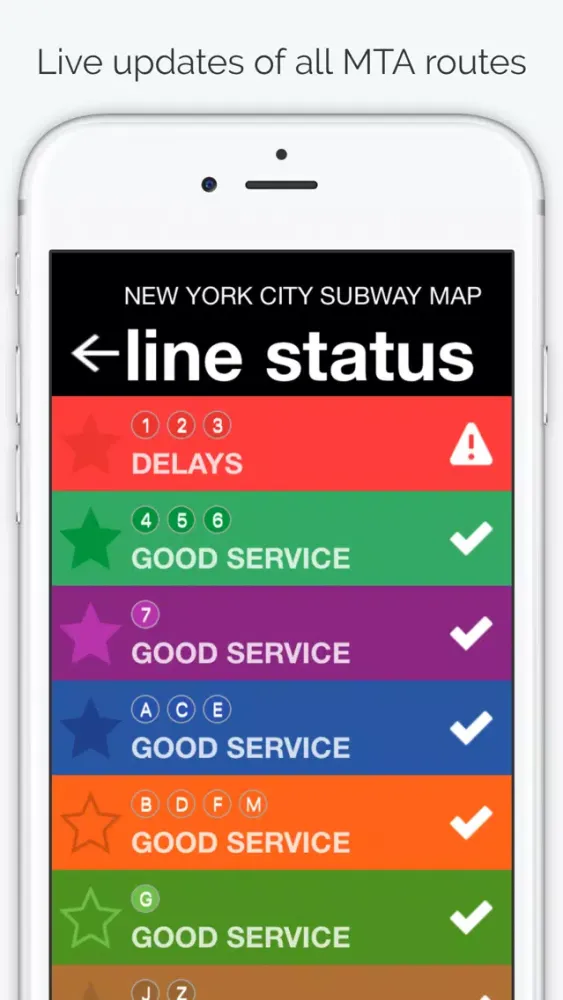 Capturas de pantalla de New York City Subway Map
