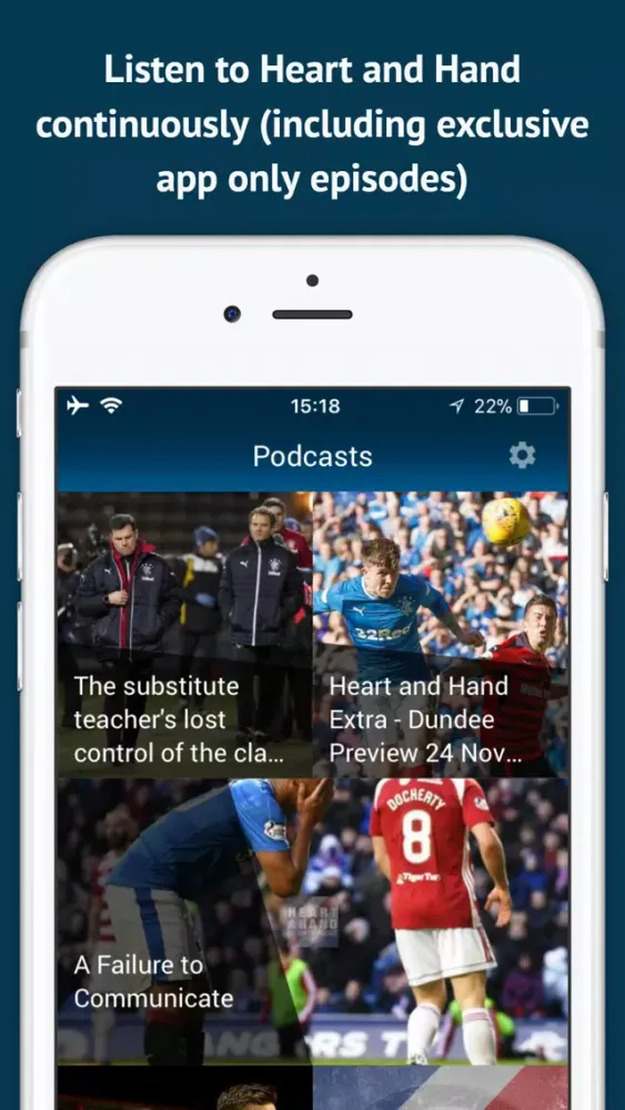 Captures d'écran de Heart and Hand - Rangers App