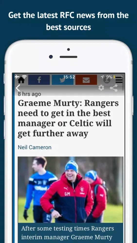 Captures d'écran de Heart and Hand - Rangers App