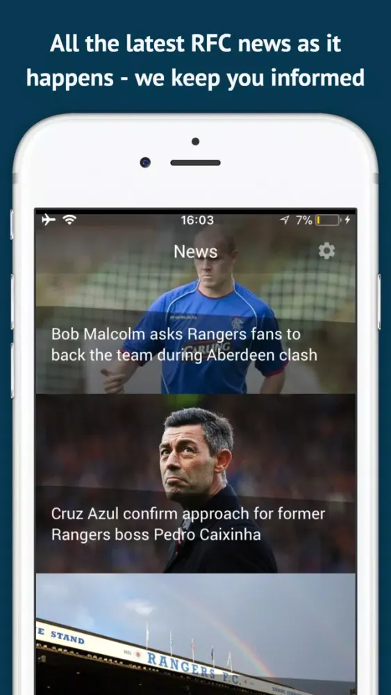 Captures d'écran de Heart and Hand - Rangers App