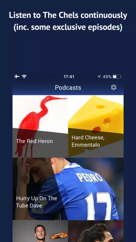 Ảnh chụp màn hình của The Chels -Chelsea Podcast App