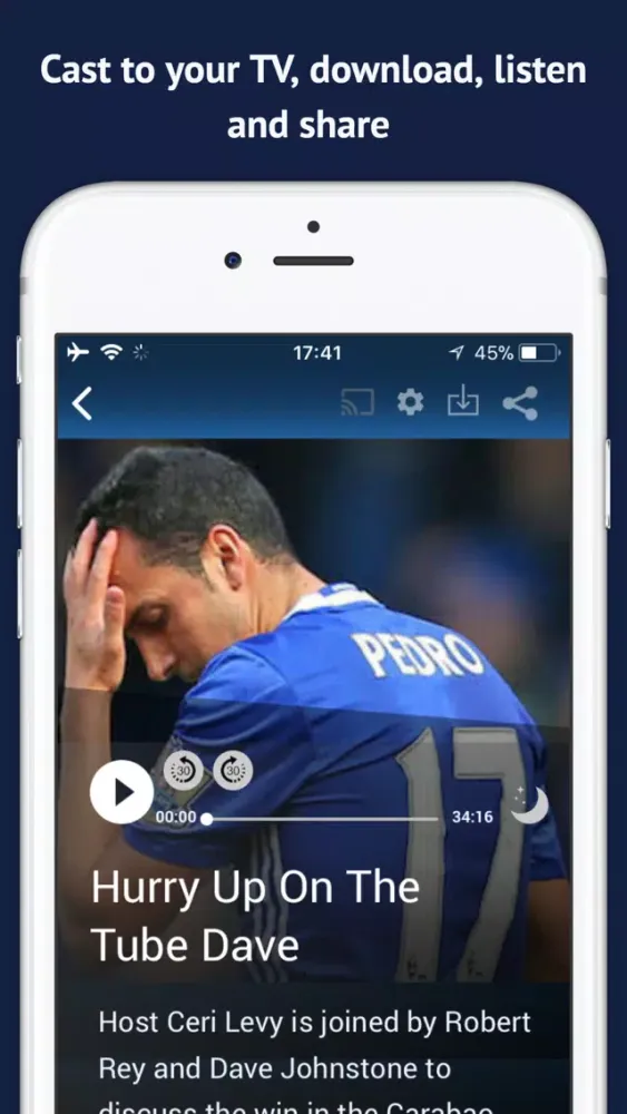 Ảnh chụp màn hình của The Chels -Chelsea Podcast App