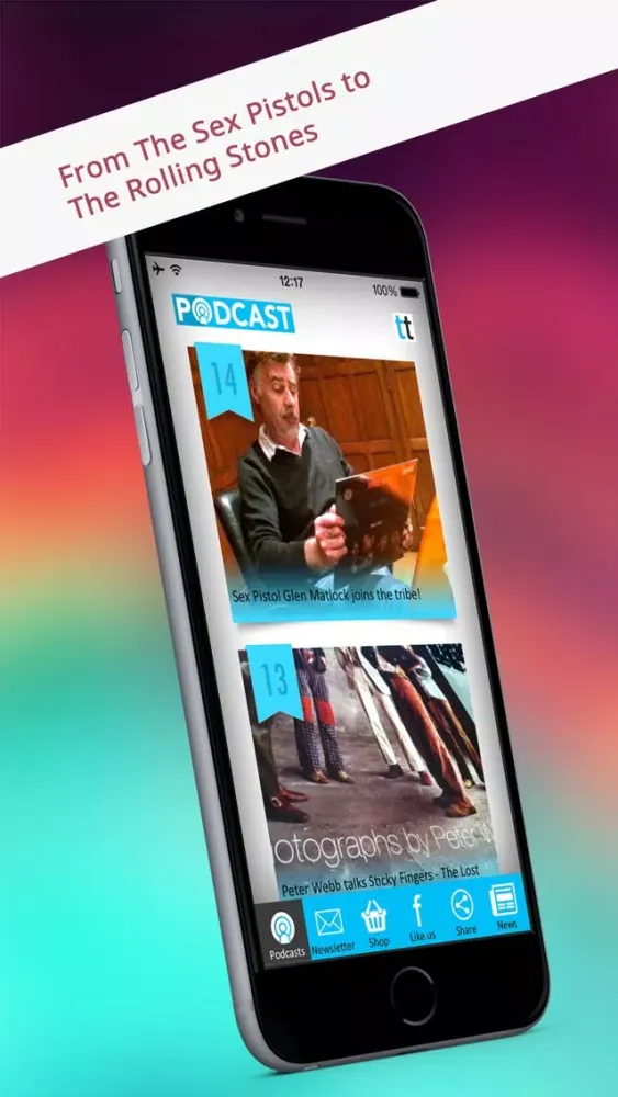 Скриншоты The Tunetribe Entertainment Store Podcast App