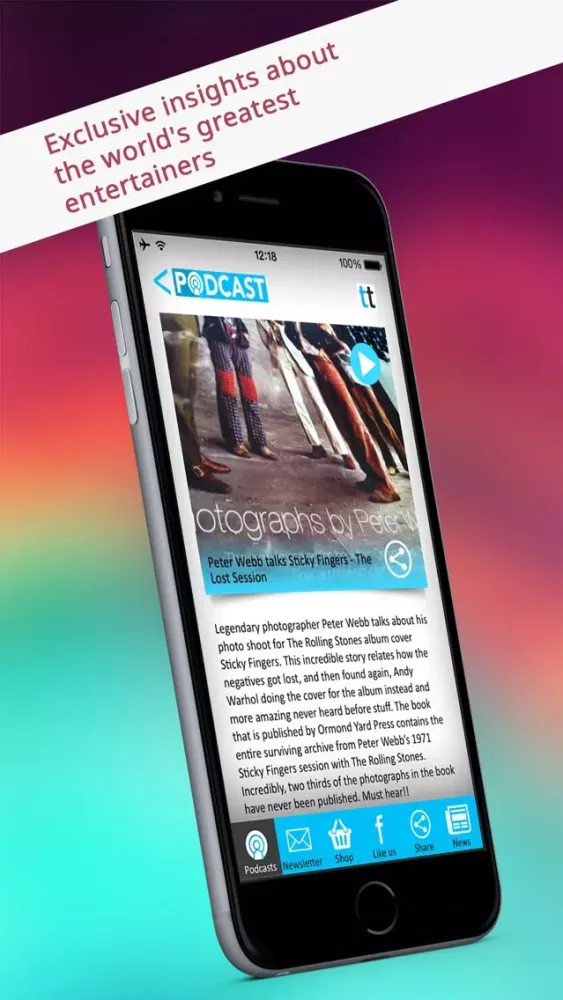 Скриншоты The Tunetribe Entertainment Store Podcast App
