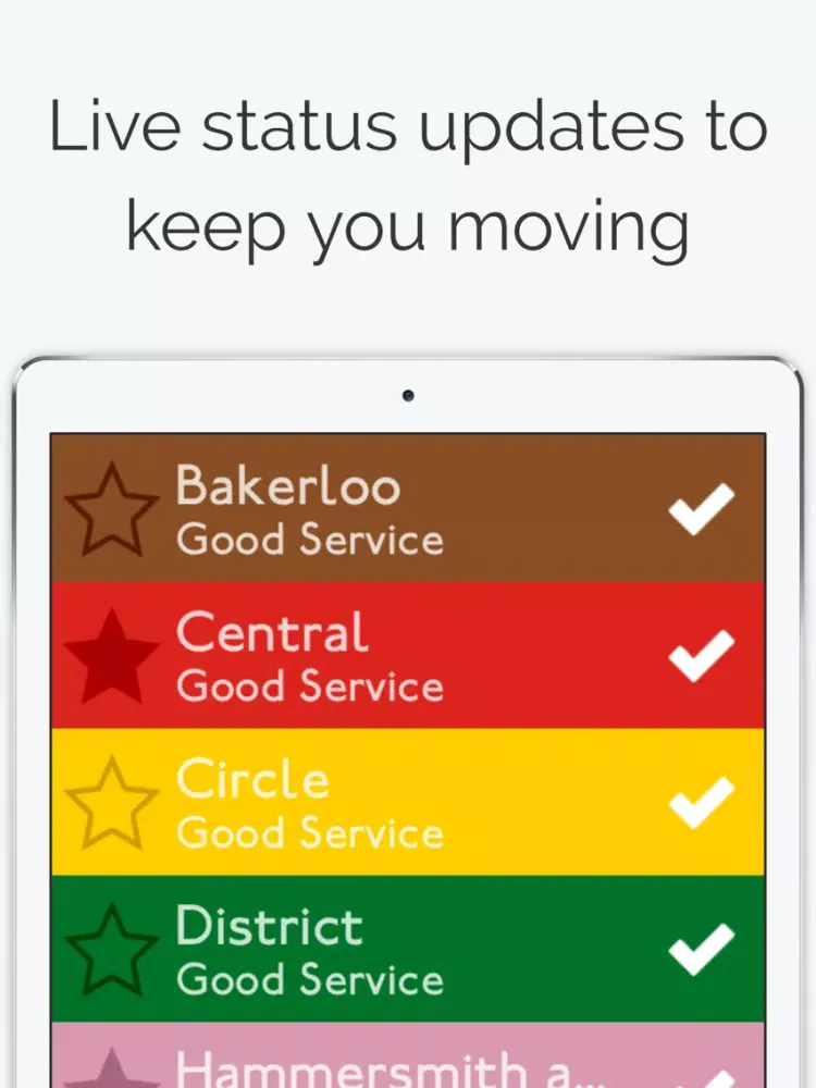 ภาพหน้าจอของ London Tube Map iPad 