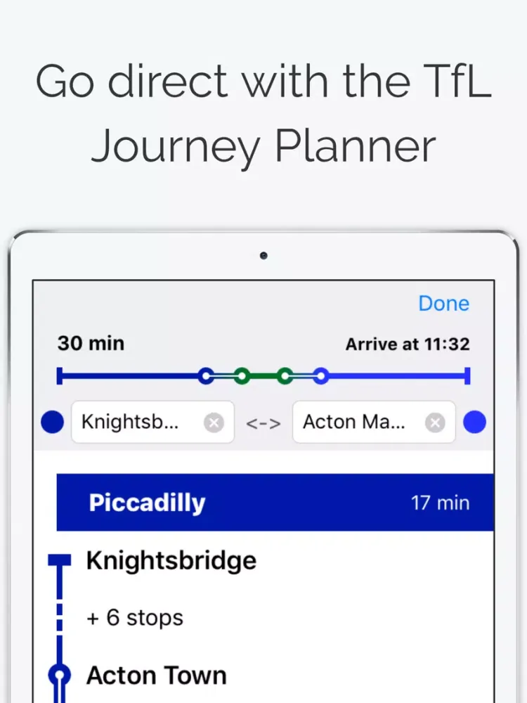 ภาพหน้าจอของ London Tube Map iPad 