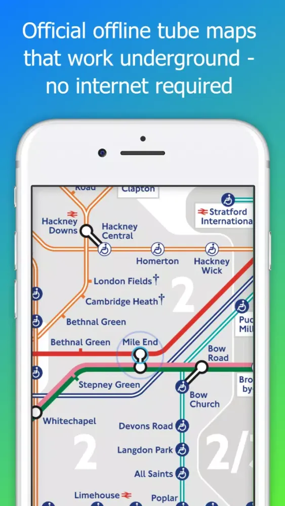 ภาพหน้าจอของ London Tube Map