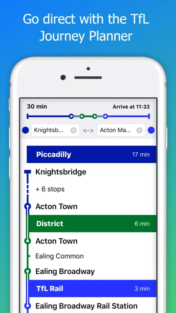 ภาพหน้าจอของ London Tube Map