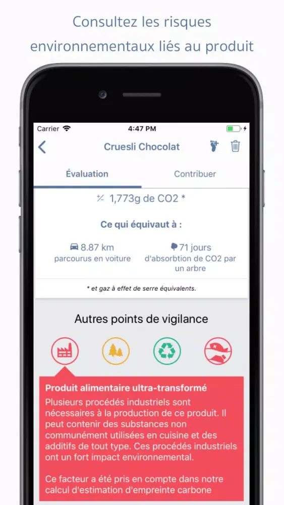 Karbon - Scanner écologique Ekran Görüntüleri
