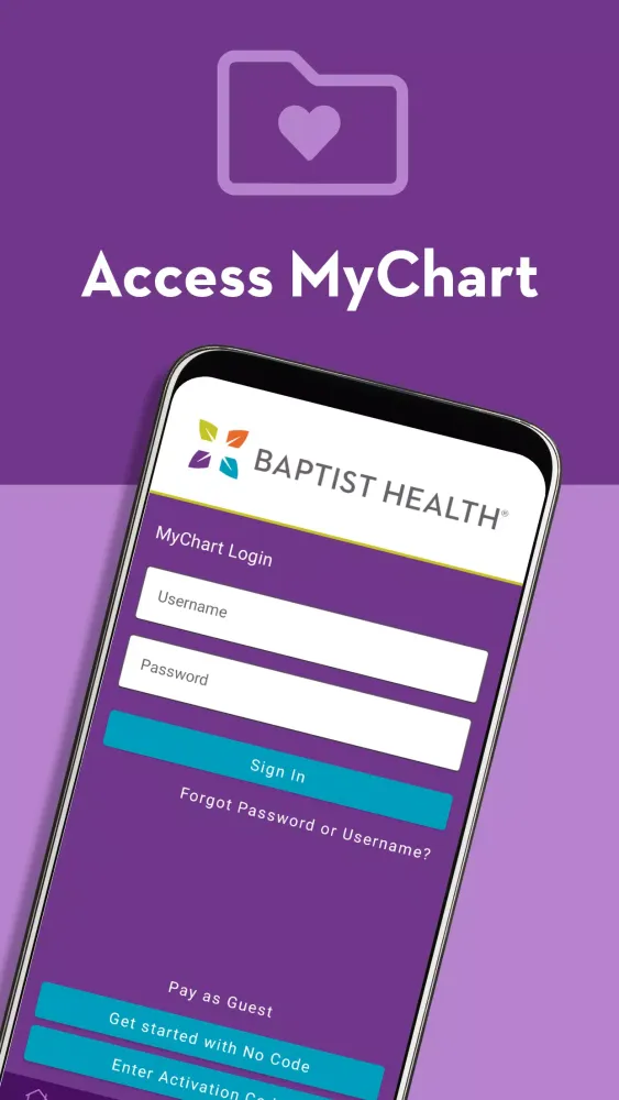 Baptist Health MyHealth স্ক্রিনশট